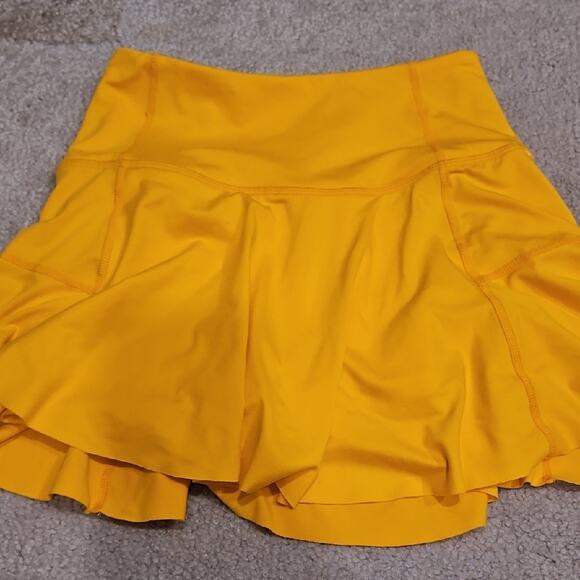 FP Movement Skort – Bright Yellow, XS - Picture 2 of 5